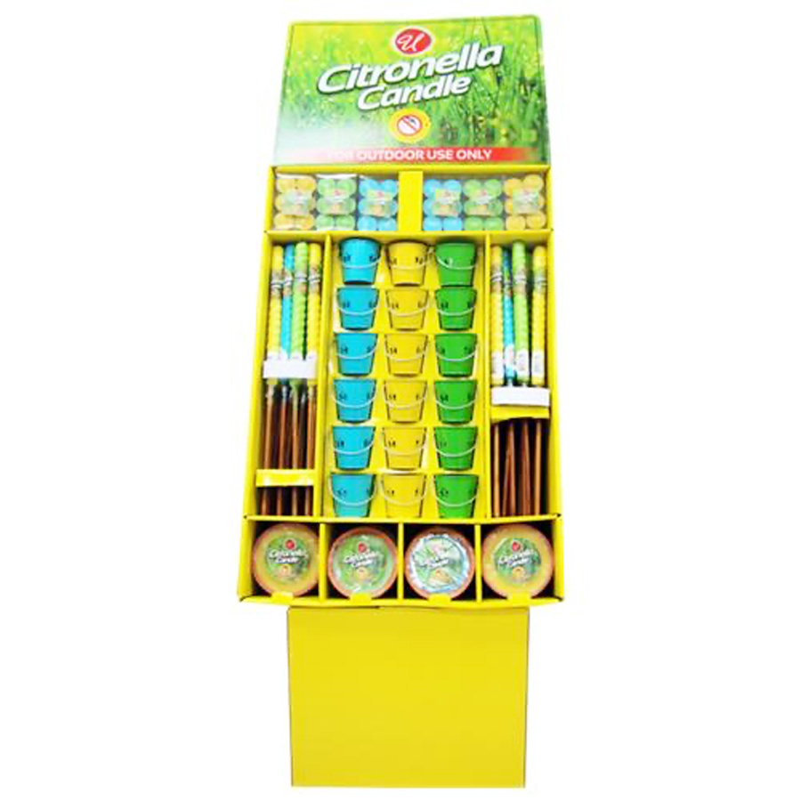 UNIVERSAL GARDEN CANDLE FLOOR 152 PC DISPLAY