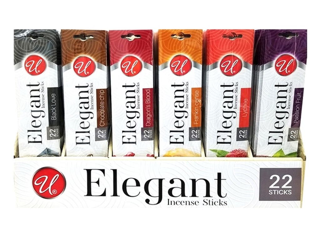 UNIVERSAL INCENSE 22 CT ASSORTED ELEGANT