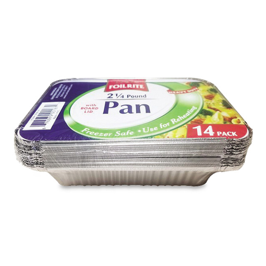 UNIVERSAL PAN 2 1/4 LB 14 CT WITH BOARD LID