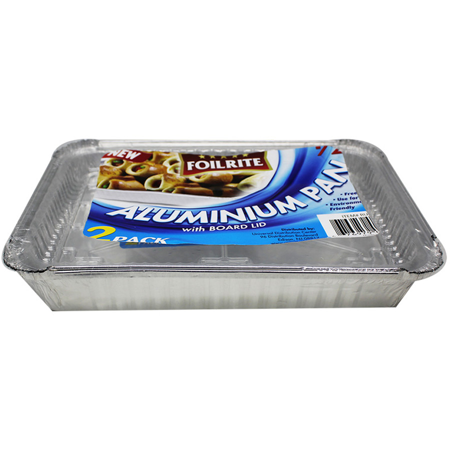 UNIVERSAL PAN 4 LB 2 PK WITH LID