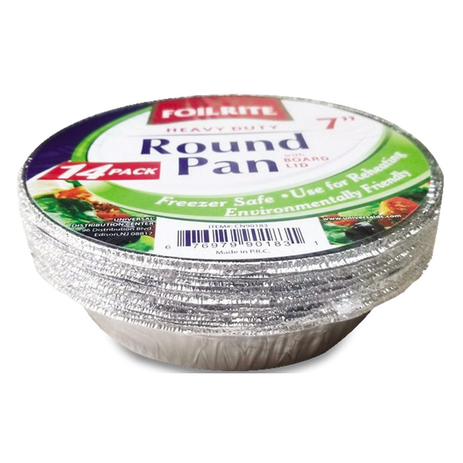 UNIVERSAL PAN 7 IN 14 PK ROUND WITH LID