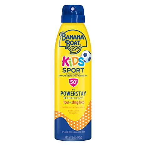 BANANA BOAT SUN SCREEN SPRAY 6 OZ KIDS SPORT SPF 50+