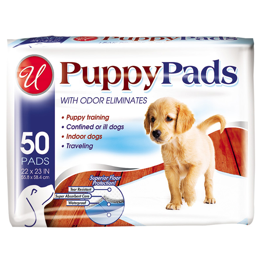 UNIVERSAL PUPPY PADS 22 IN X 23 IN 50 CT BLUE