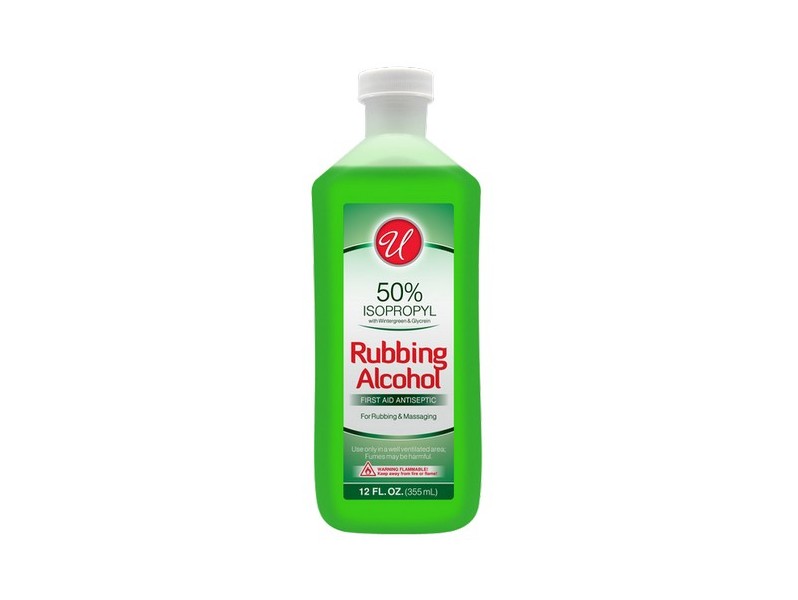 UNIVERSAL RUBBING ALCOHOL 12 OZ 50% WINTER GREEN