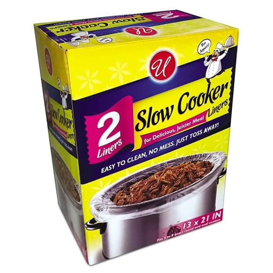 UNIVERSAL SLOW COOKER LINER 2 CT WITH PDQ