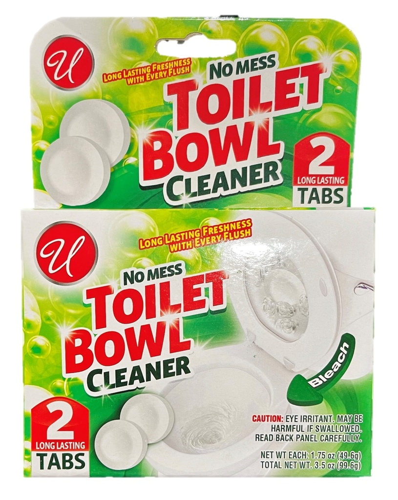 UNIVERSAL TOILET BOWL CLEANER 2 PK GREEN