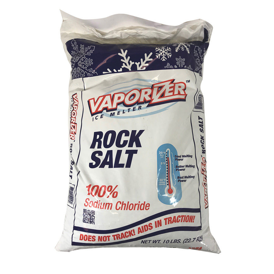 VAPORIZER ROCK SALT 10 LB ICE MELTER 1 SODIUM CHLORIDE