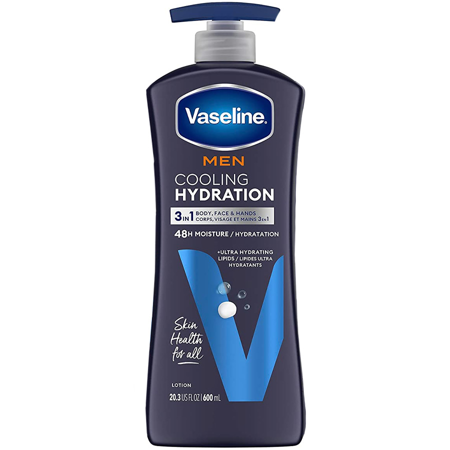 VASELINE BODY LOTION 20.3 OZ MENS COOLING HYDRATION