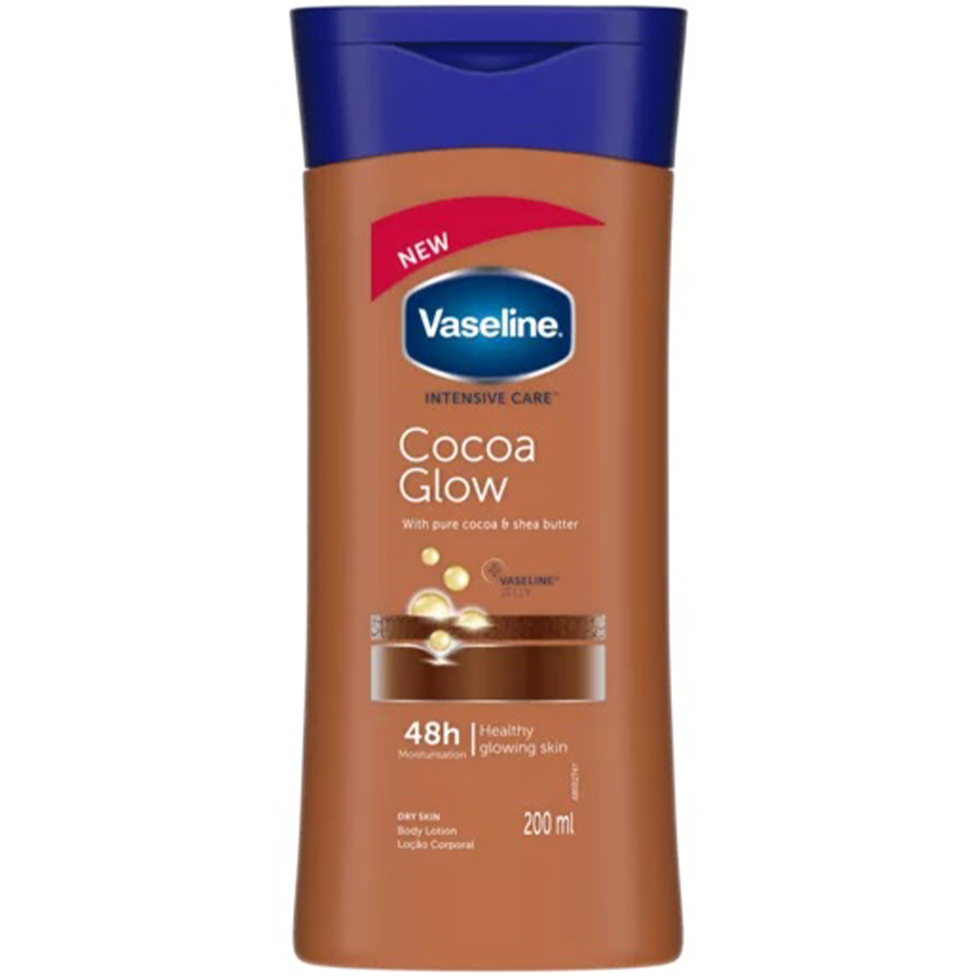 VASELINE BODY LOTION 200 ML COCOA GLOW