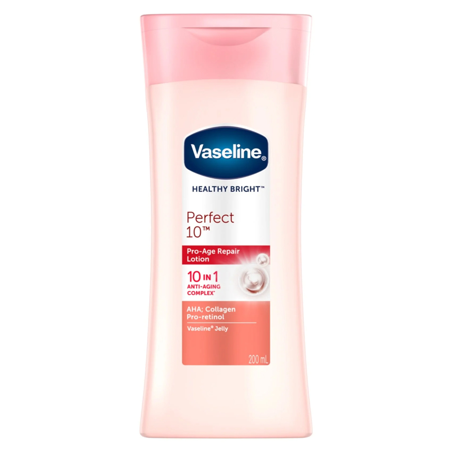 VASELINE BODY LOTION 200 ML HEALTHY BRIGHT PERFECT 10