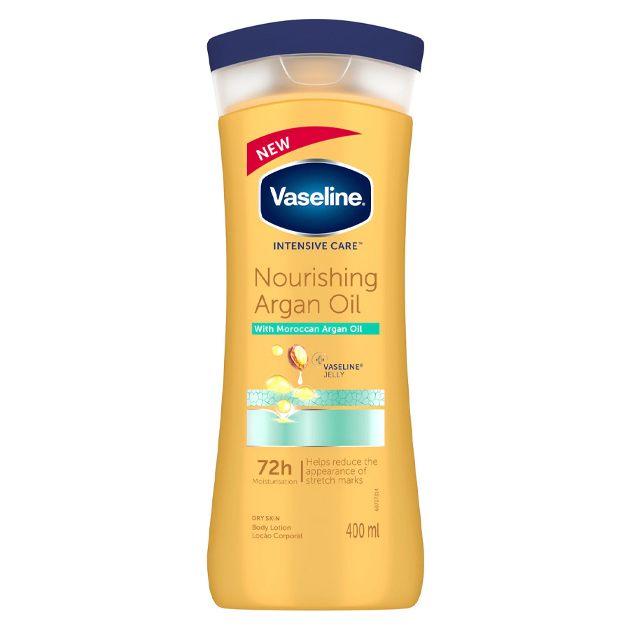VASELINE BODY LOTION 400 ML NOURISHING ARGAN OIL