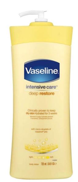 VASELINE BODY LOTION 725 ML DEEP RESTORE