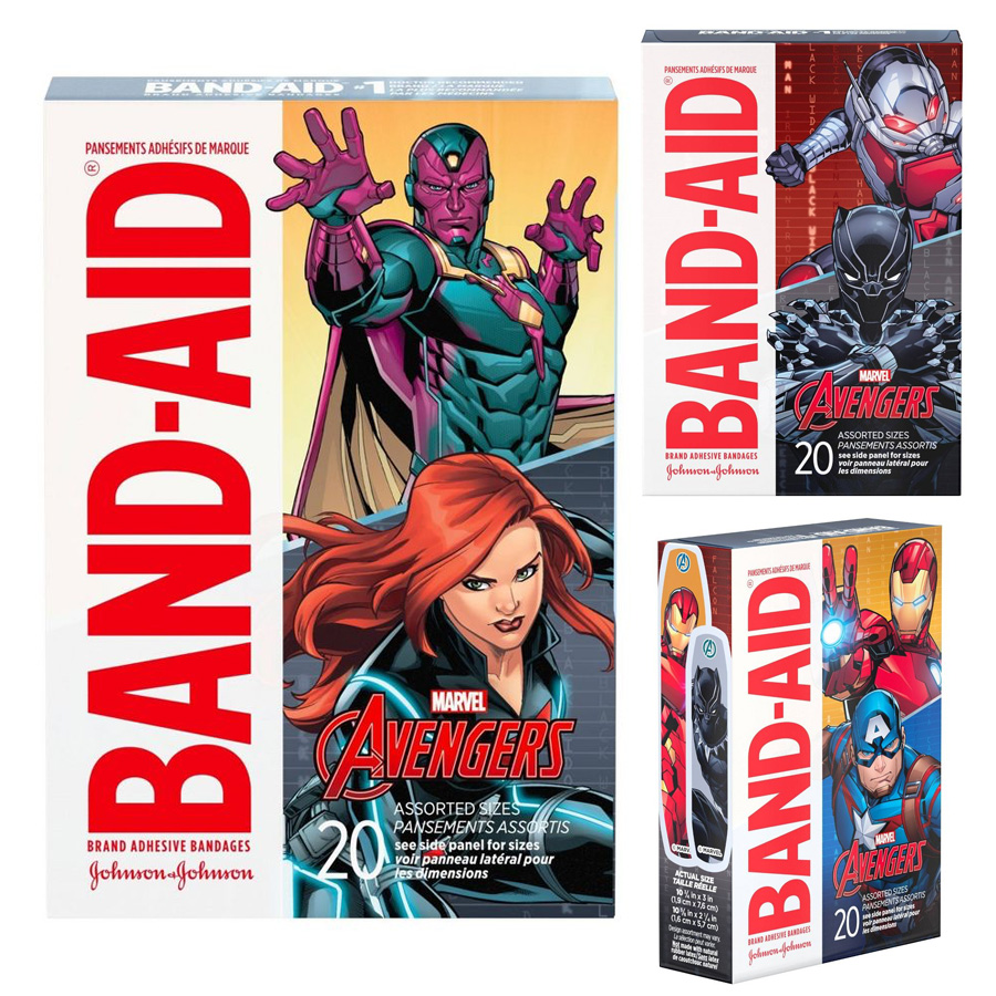 BAND AID 20 CT MARVEL AVENGER