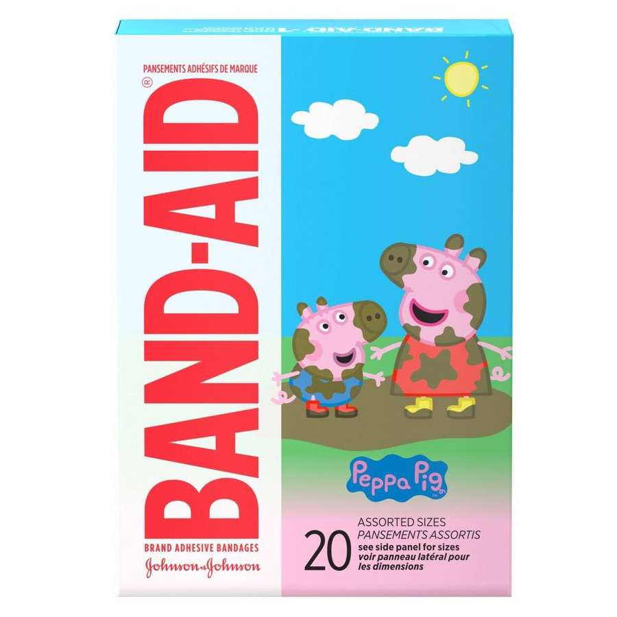 BAND AID 20 CT PEPPA PIG