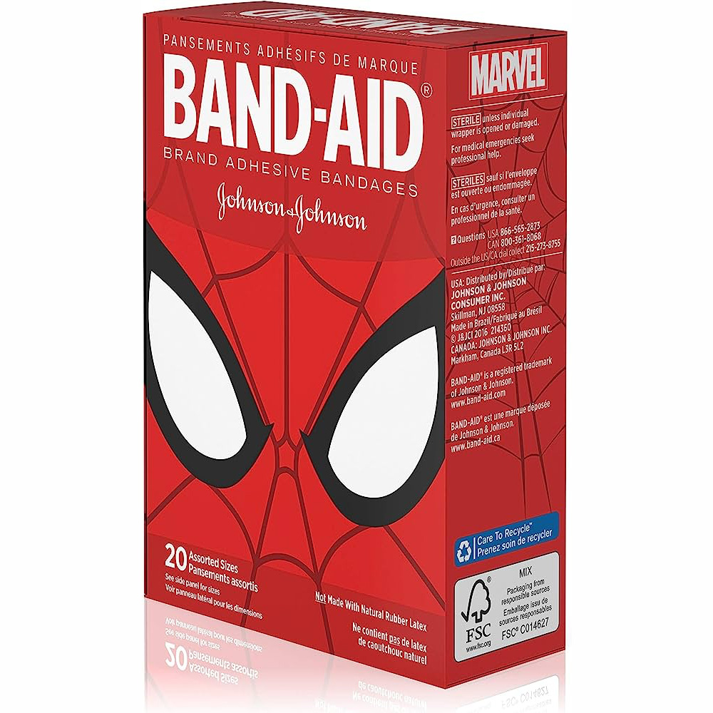 BAND-AID 20 CT SPIDER MAN