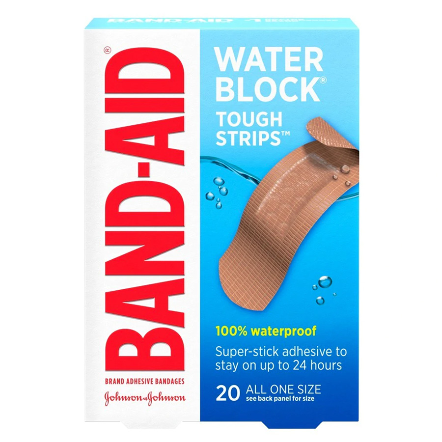 BAND-AID 20 CT WATER BLOCK TOUGH