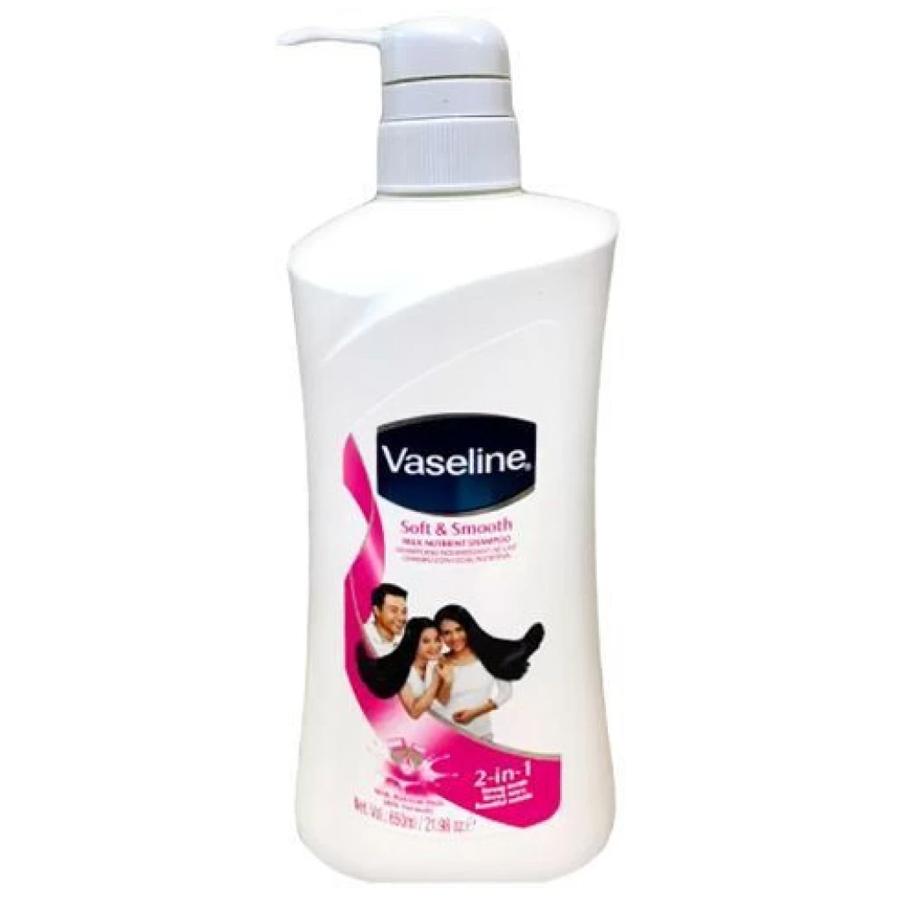 VASELINE SHAMPOO 650 ML SOFT & SMOOTH