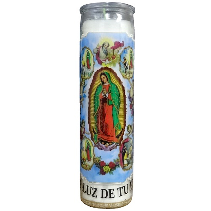 VEL-MEX CANDLE 1 CT APARICIONES WHITE