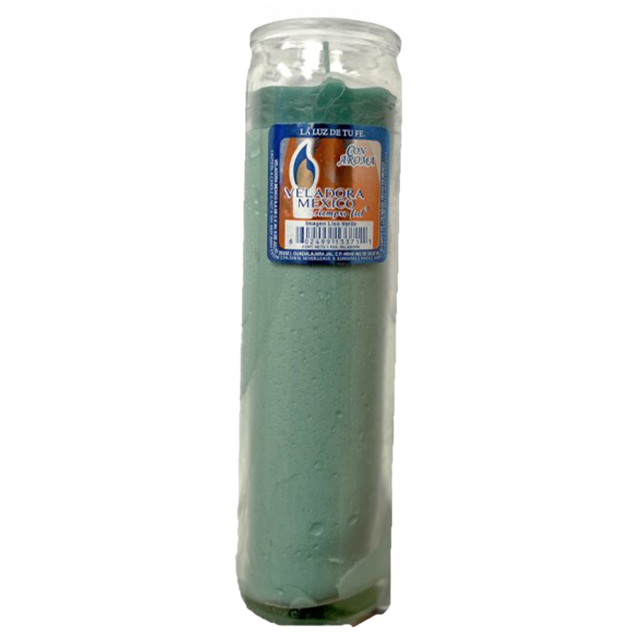 VEL-MEX CANDLE 1 CT ASTRO LISO GREEN