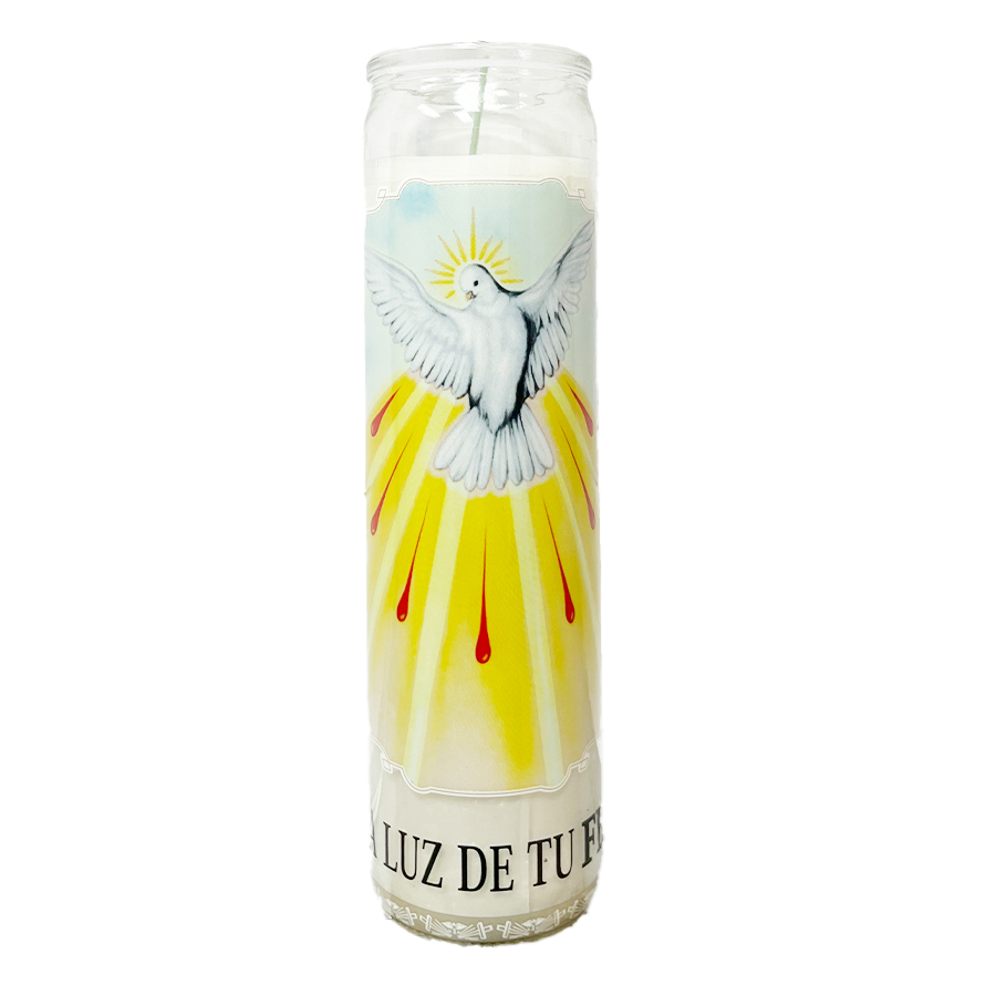VEL-MEX CANDLE 1 CT ESPIRTU SANTO WHITE