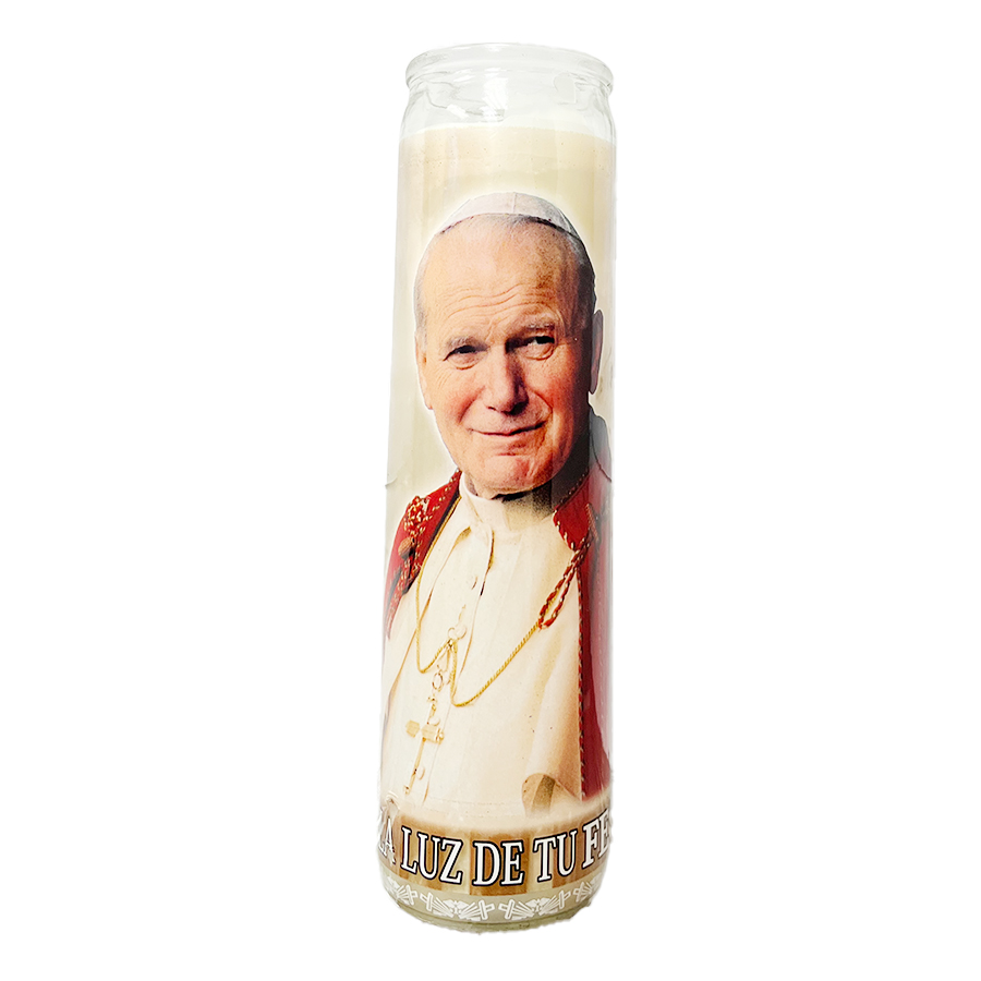 VEL-MEX CANDLE 1 CT JUAN PABLO II WHITE