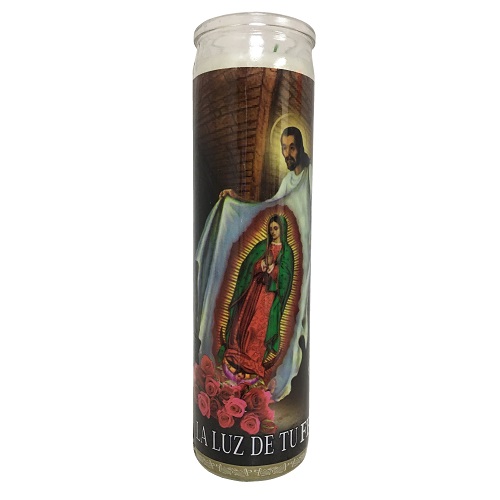 VEL-MEX CANDLE 1 CT SAN JUAN DIEGO WHITE