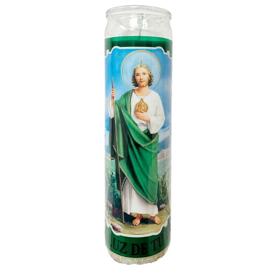 VEL-MEX CANDLE 1 CT SAN JUDAS TADEO VERDE