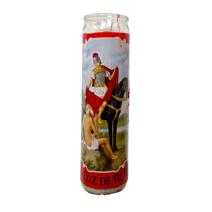 VEL-MEX CANDLE 1 CT SAN MARTIN CABALLERO ROJO