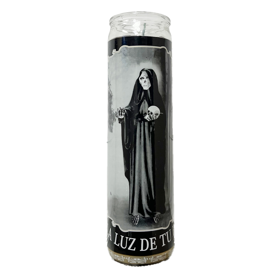 VEL-MEX CANDLE 1 CT SANTISIMA MUERTE NEGRA