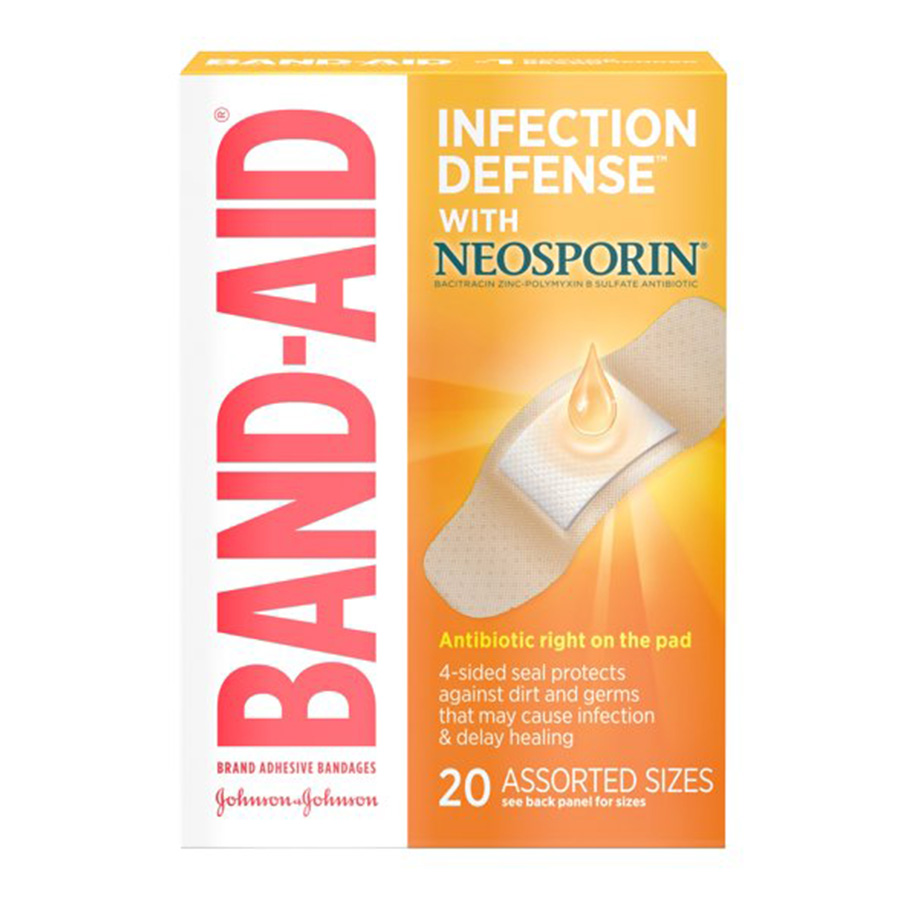 BAND-AID BANDAGE 20 CT ANTIBIOTIC NEOSPORIN