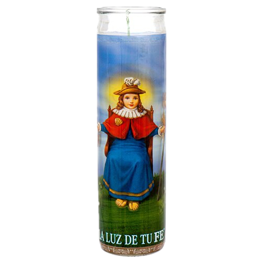VEL-MEX CANDLE 1 CT SANTO NINO DE ATOCHA WHITE
