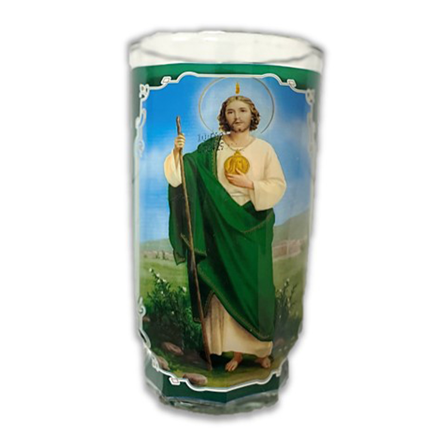 VEL-MEX MICHELADA CANDLE 1 CT SAN JUDAS TADEO VERDE