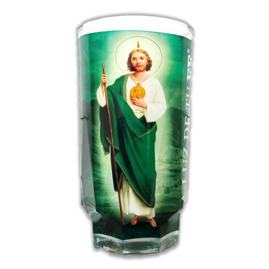 VEL-MEX MICHELADA CANDLE 1 CT SAN JUDAS TADEO WHITE