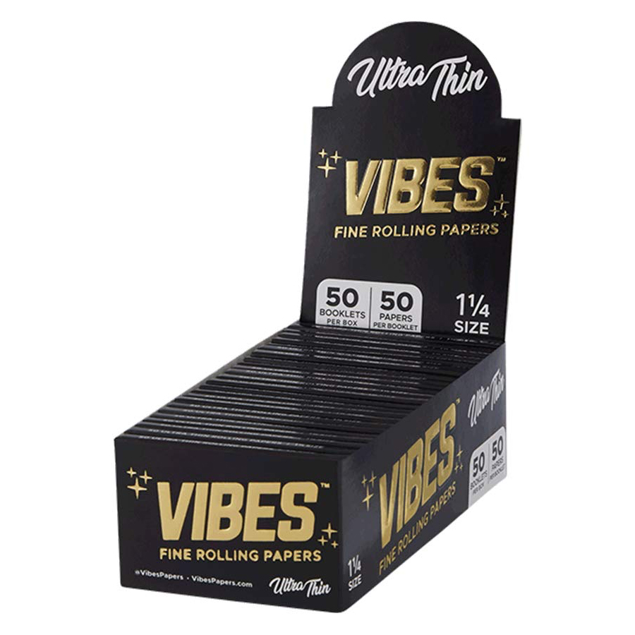 VIBES ROLLING PAPER 50 CT ULTRA THIN KING SIZE