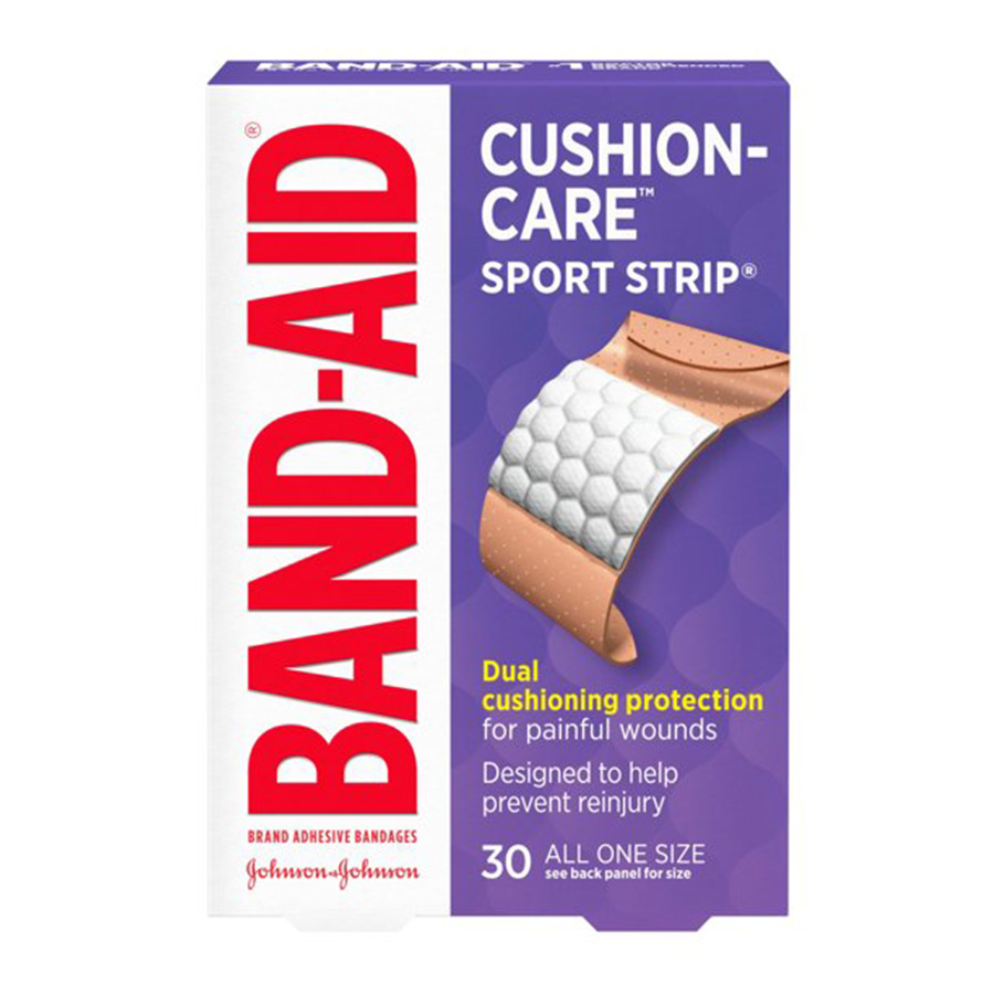 BAND-AID BANDAGE 30 CT SPORT