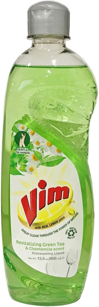 VIM DISHWASH LIQUID 400 ML GREEN TEA