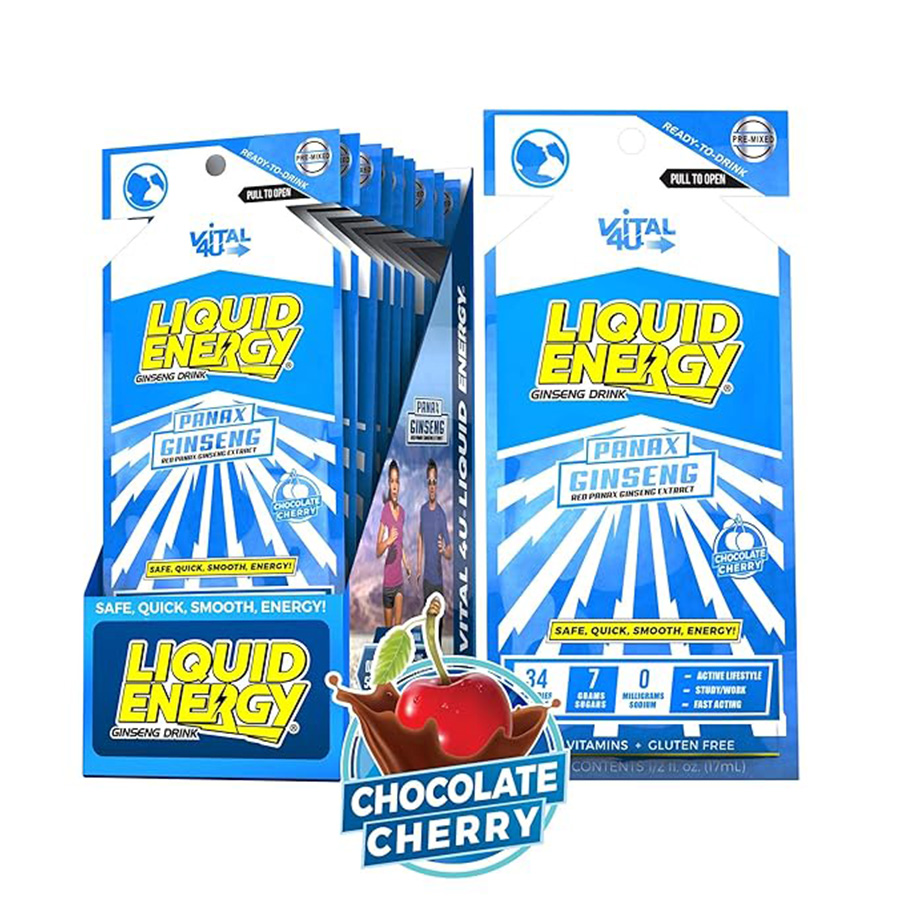 VITAL 4 U LIQUID ENERGY 12CT CHOCOLATE CHERRY