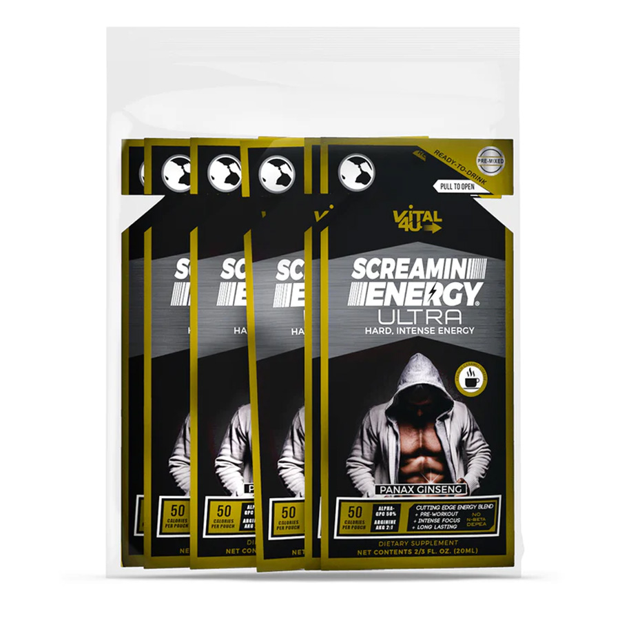 VITAL 4 U SCREAMING ENERGY 12CT ULTRA CARAMEL COFFEE