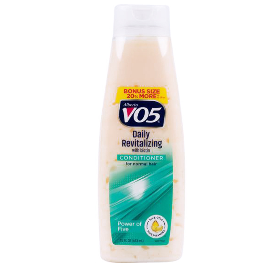 VO5 CONDITIONER 15 OZ DAILY REVITALIZING WITH BIOTIN FOR NORMAL HAIR