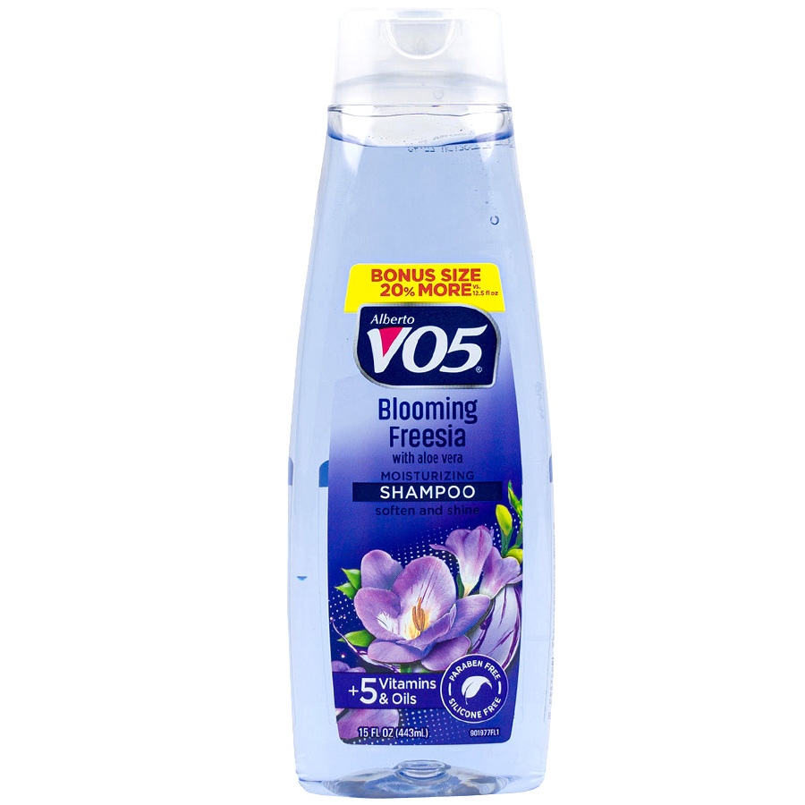 VO5 SHAMPOO 15 OZ MOISTURIZING BLOOMING FREESIA