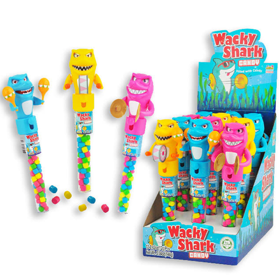 WACKY SHARK CANDY DISPENSER 0.42 OZ