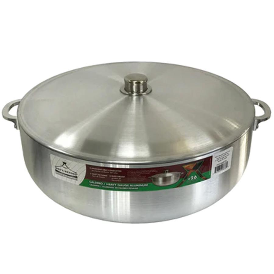 WEES BEYOND ALUMINUM CALDERO HEAVY DUTY WITH LID # 26 32 Q