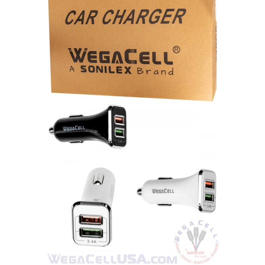 WEGA CELL CAR CHARGER 1 CT WL-2USB66-DCH