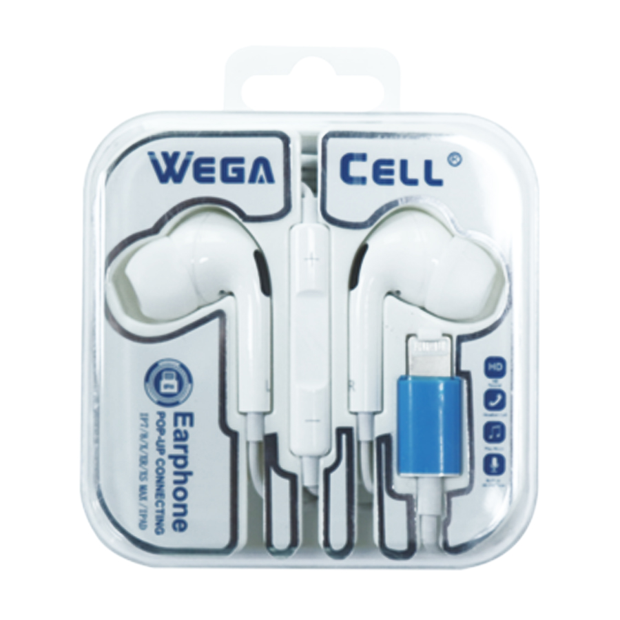 WEGA CELL EARPHONE 1 CT TYP C