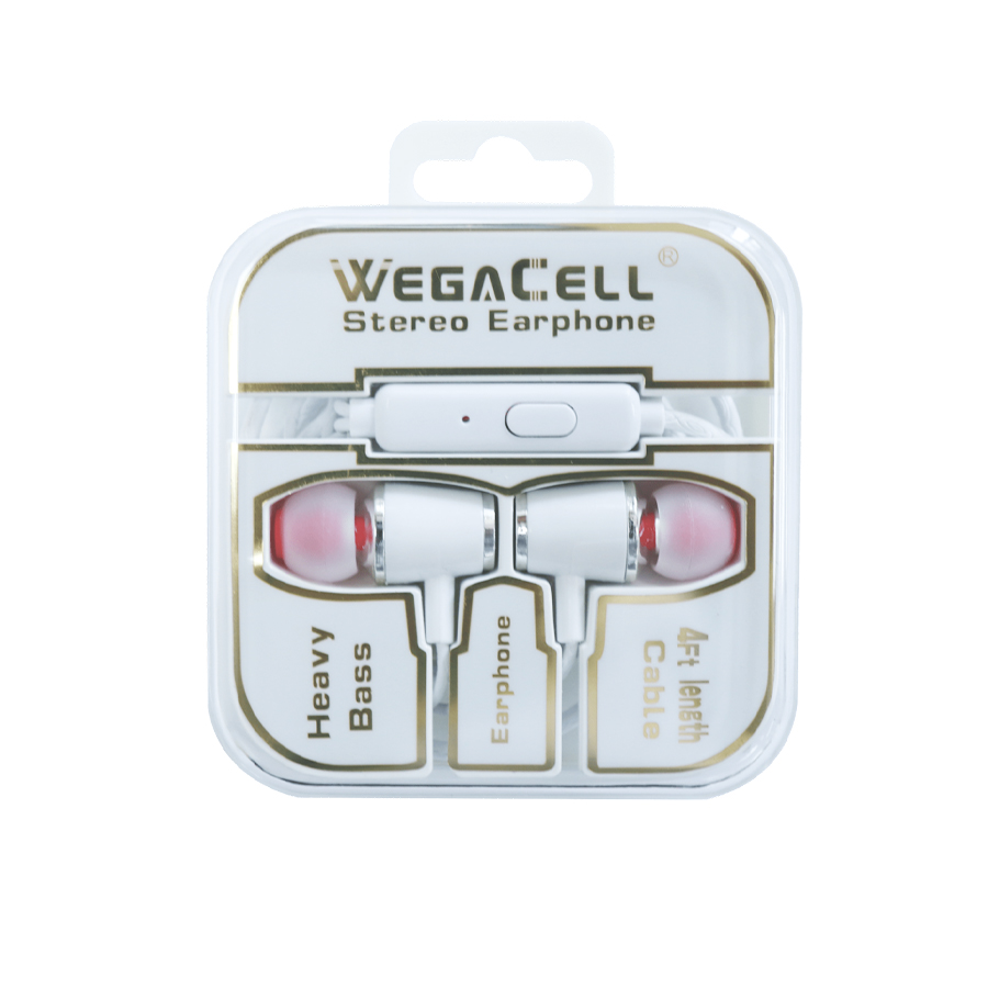 WEGA CELL EARPHONE 1 CT WL-109EP-HF HEAVY BASS