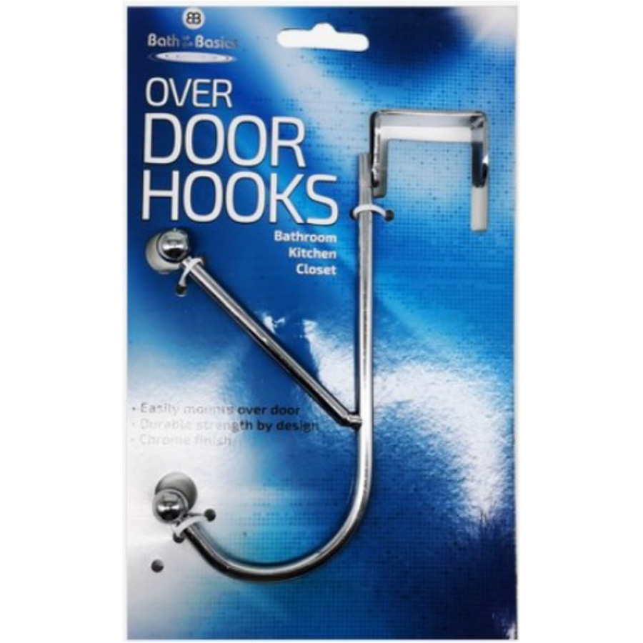 BATH TO THE BASICS OVER THE DOOR HOOK 1 CT METAL