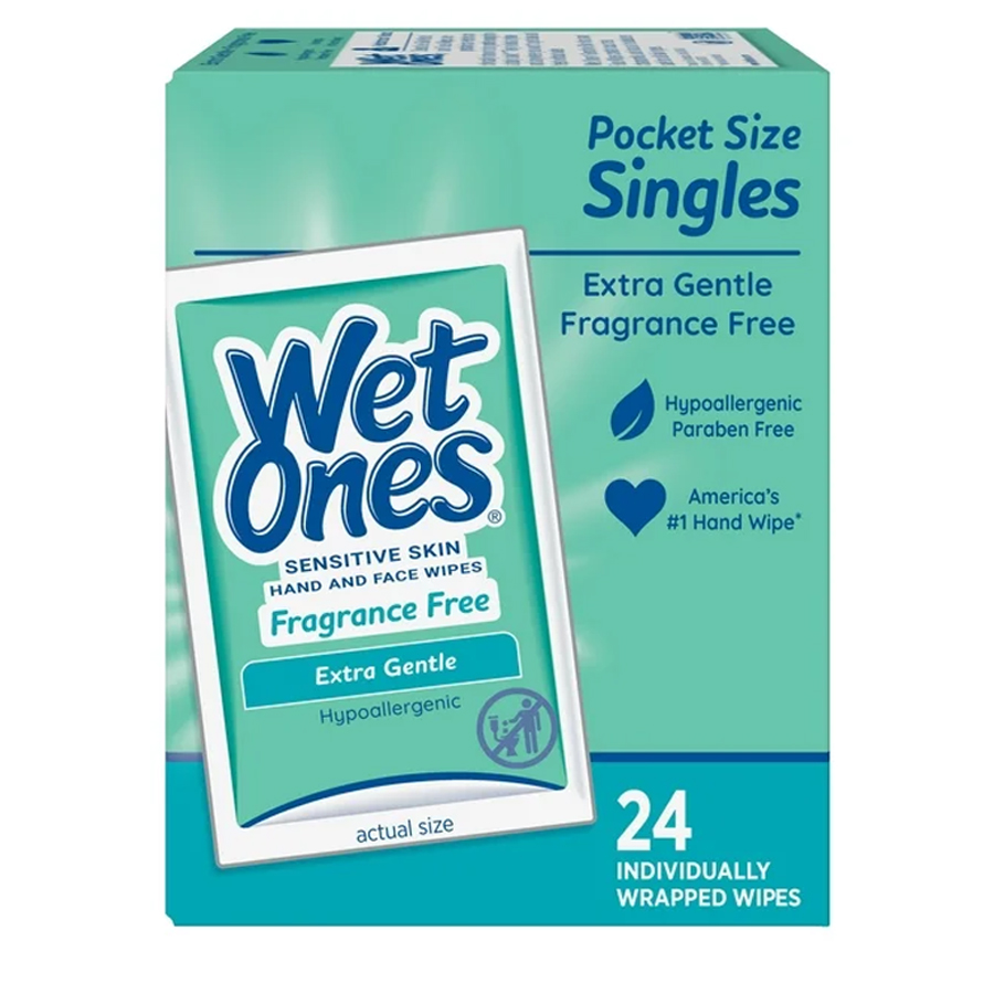 WET ONES WIPES 24 CT SENSITIVE SKIN H&F WI
