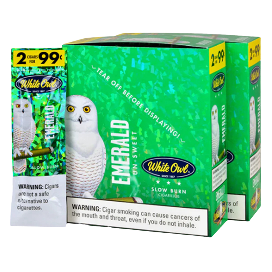 WHITE OWL CIGARILLOS SAVE ON 2 CT EMERALD