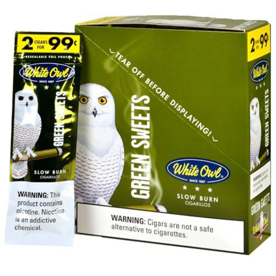 WHITE OWL CIGARILLOS SAVE ON 2 CT GREEN
