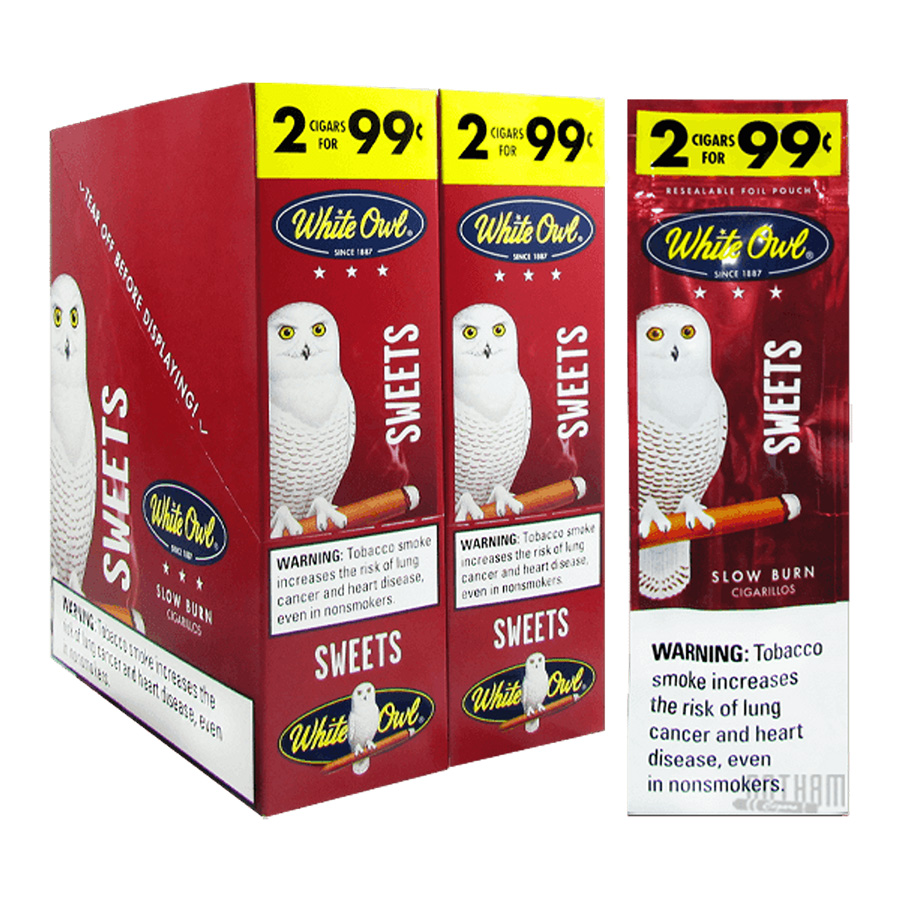 WHITE OWL CIGARILLOS SAVE ON 2 CT SWEETS